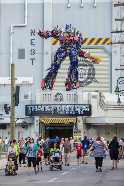 Universal Studios Wejście Transformers Jazdy Orlando Florida Usa — Zdjęcie stockowe