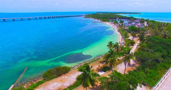 Vue Aérienne South Beach Miami Beach Floride États Unis — Photo