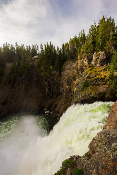 Cascada Parque Nacional Yellowstone Wyoming — Foto de Stock