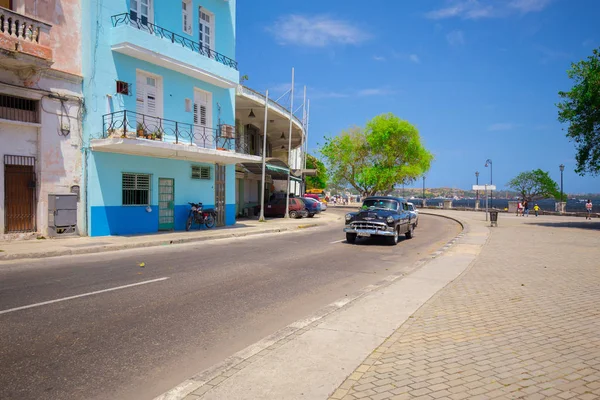 Vecchia Auto Epoca Sulla Strada Del Centro Storico Avana Cuba — Foto Stock