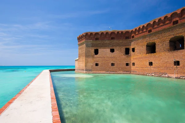 Polgárháború Fort Jefferson Mexikói Öböl Dry Tortugas Nemzeti Park Florida — Stock Fotó