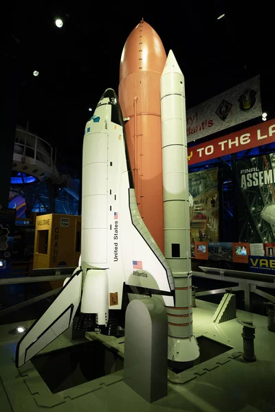 Cohete Naranja Kennedy Space Center Florida — Foto de Stock