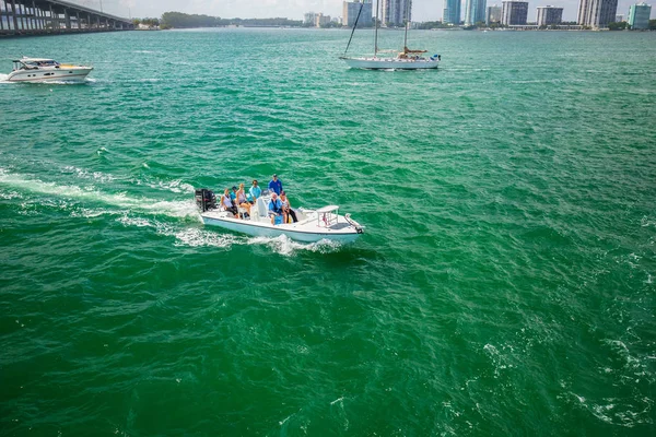 Usa Florida Miami Febrero 2017 Miami International Boat Show Centro — Foto de Stock