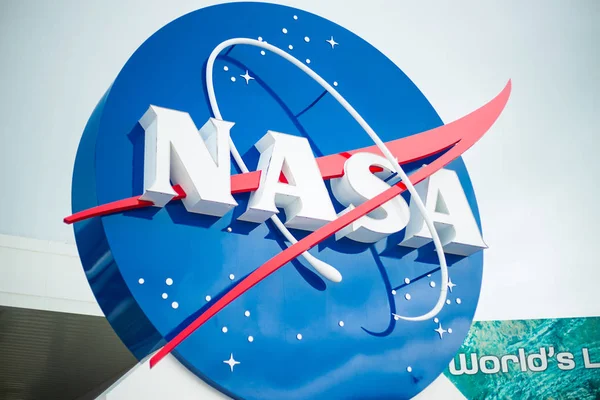 Firma Nasa Kennedy Space Center Cape Canaveral Florida Usa — Foto Stock