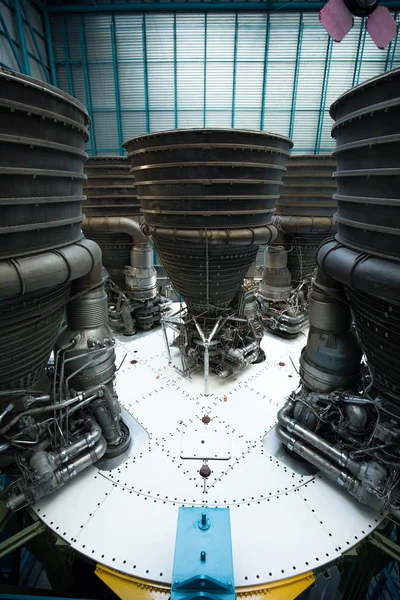 Центр Аполло Сатурн Космический Ангар Ракетой Космическом Центре Кеннеди Флориде — стоковое фото