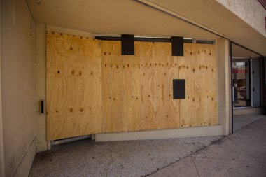 Abd. Florida. Miami Beach, Eylül 2017: Miami Beach Şehri Irma kasırgasına hazırlanıyor. Florida. Abd.