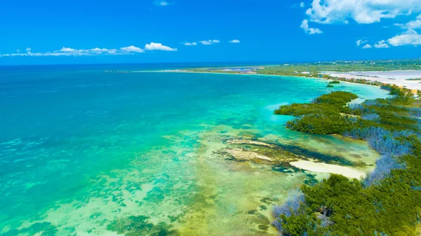 Utsikt Över Den Vackra Puerto Rico Kusten Och Karibiska Havet — Stockfoto