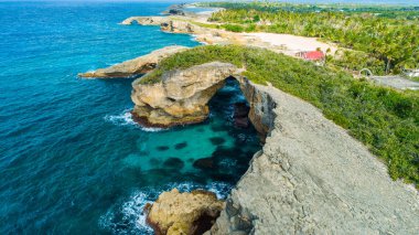 Güzel cueva del Indio havadan görünümü, hatillo, Porto Riko