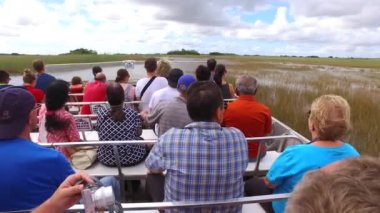 turistler, Everglades Ulusal Park, Florida, ABD 