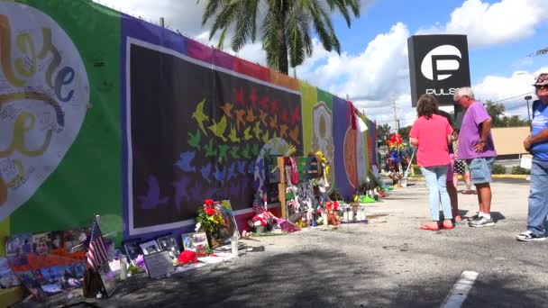 Orlando Florida Usa October 2016 Tempat Dimana Omar Mateen Membunuh — Stok Video