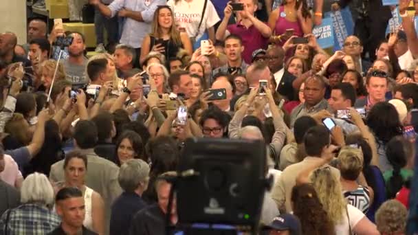 Hillary Clinton Miami Dade College — Vídeos de Stock