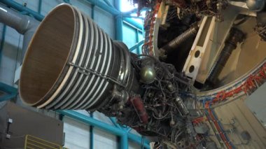Apollo / Saturn V Merkezi, uzay hangar roket Kennedy Uzay Merkezi, Florida, ABD ile