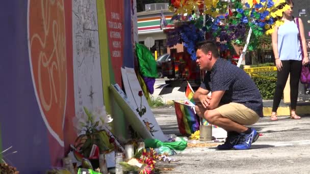 Orlando Floride États Unis Octobre 2016 Lieu Omar Mateen Tué — Video