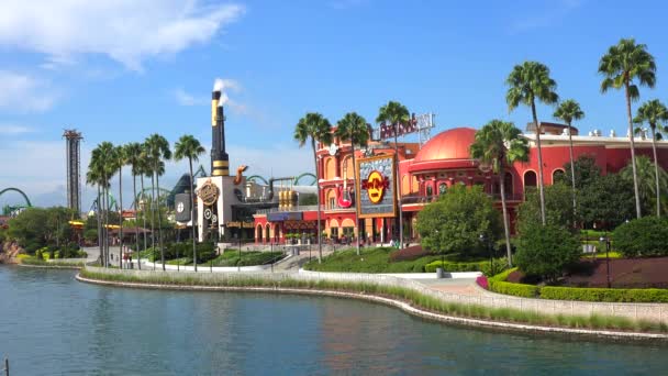 Universal City Walk Park Tematyczny Universal Studios Florida — Wideo stockowe