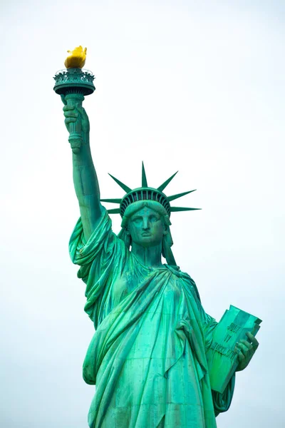 Национальный Памятник Свободы Скульптура Фридриха Огюста Бартольди Манхэттен Нью Йорк — стоковое фото