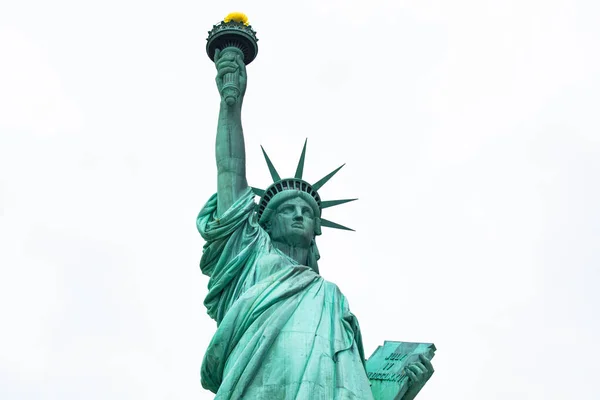 Freiheitsstatue Nationaldenkmal Skulptur Von Fredric Auguste Bartholdi Manhattan New York — Stockfoto