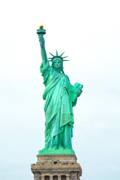 Estátua Monumento Nacional Liberdade Escultura Frdric Auguste Bartholdi Manhattan Nova — Fotografia de Stock