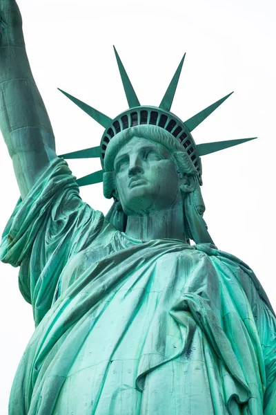 Статуя Свободи Національний Пам Ятник Скульптура Fredric Огюст Бартольді Манхеттен — стокове фото