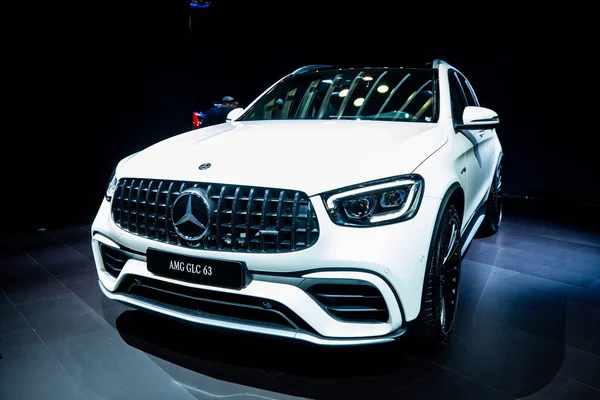 Abd. New York'ta. Manhattan. Haziran 2019: Otomobil show lüks ve egzotik spor arabalar