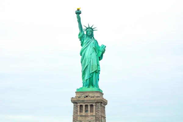 Estátua Monumento Nacional Liberdade Escultura Frdric Auguste Bartholdi Manhattan Nova — Fotografia de Stock