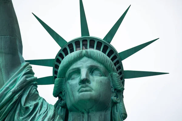 Estátua Monumento Nacional Liberdade Escultura Fredric Auguste Bartholdi Manhattan Nova — Fotografia de Stock