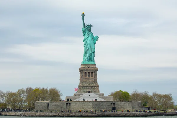 Socha Národní Památky Svobody Socha Fredrika Auguste Bartholdiho Manhattan New — Stock fotografie