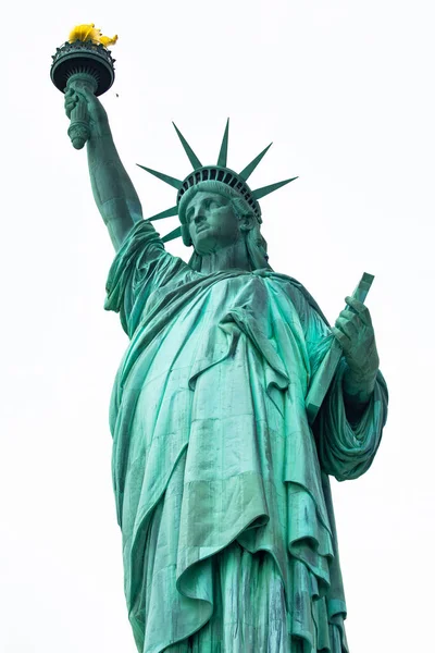Estatua Libertad Monumento Nacional Escultura Fredric Auguste Bartholdi Manhattan Nueva — Foto de Stock