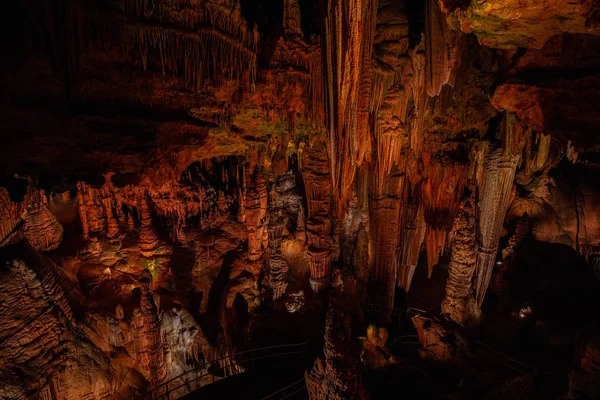 Cave Stalactites Stalagmites Other Formations Luray Caverns Usa — Stock Photo, Image