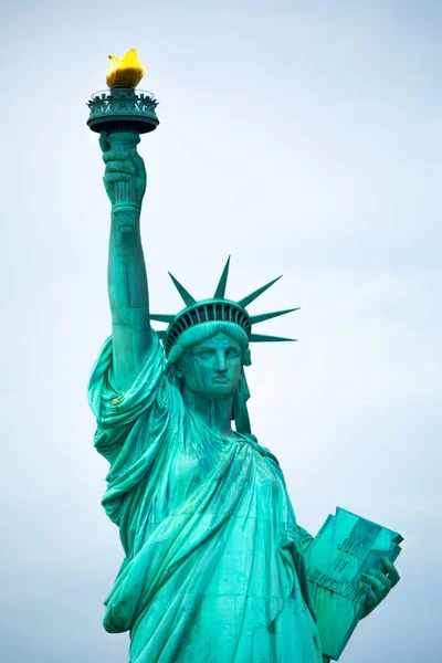 Estatua Libertad Monumento Nacional Escultura Frdric Auguste Bartholdi Manhattan Nueva — Foto de Stock