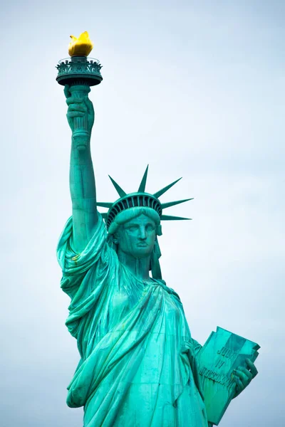 Staty Liberty National Monument Skulptur Frdric Auguste Bartholdi Manhattan New — Stockfoto