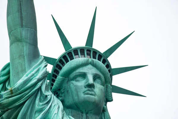 Staty Liberty National Monument Skulptur Fredric Auguste Bartholdi Manhattan New — Stockfoto