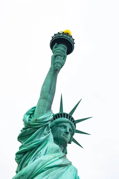 Freiheitsstatue Nationaldenkmal Skulptur Von Frdric Auguste Bartholdi Manhattan New York — Stockfoto