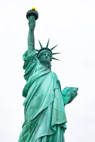 Estátua Monumento Nacional Liberdade Escultura Fredric Auguste Bartholdi Manhattan Nova — Fotografia de Stock
