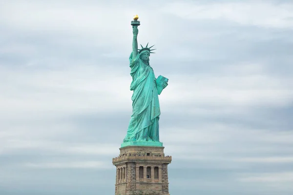 Estátua Monumento Nacional Liberdade Escultura Fredric Auguste Bartholdi Manhattan Nova — Fotografia de Stock