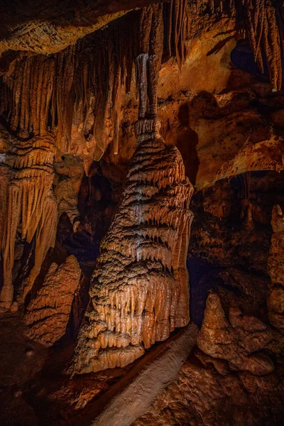 Cave Stalactites Stalagmites Other Formations Luray Caverns Usa — Stock Photo, Image