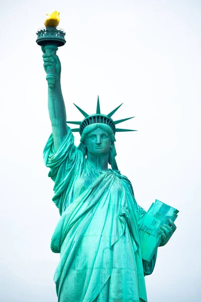 Estátua Monumento Nacional Liberdade Escultura Frdric Auguste Bartholdi Manhattan Nova — Fotografia de Stock