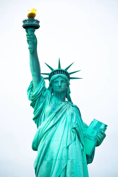 Estatua Libertad Monumento Nacional Escultura Frdric Auguste Bartholdi Manhattan Nueva — Foto de Stock