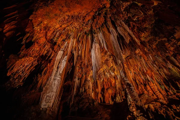 Cave Stalactites Stalagmites Other Formations Luray Caverns Usa — Stock Photo, Image