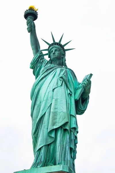 Estatua Libertad Monumento Nacional Escultura Fredric Auguste Bartholdi Manhattan Nueva — Foto de Stock