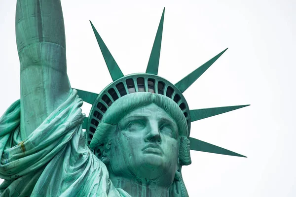 Staty Liberty National Monument Skulptur Fredric Auguste Bartholdi Manhattan New — Stockfoto