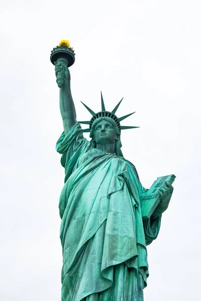 Statue Liberty National Monument Sculpture Fredric Auguste Bartholdi Manhattan New — Stock Photo, Image