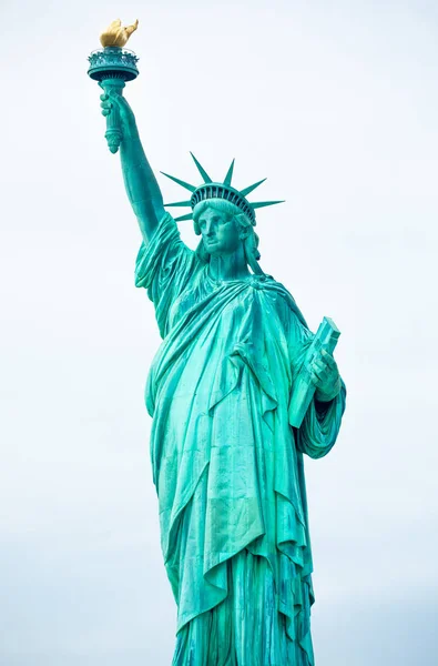 Freiheitsstatue Nationaldenkmal Skulptur Von Frdric Auguste Bartholdi Manhattan New York — Stockfoto
