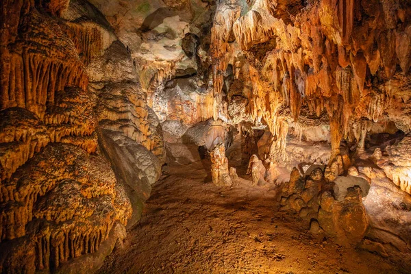 Luray Mağaraları Ndaki Mağara Sarkıtları Dikitler Diğer Oluşumlar Amerika Birleşik — Stok fotoğraf