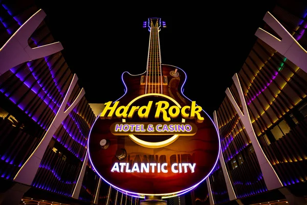 Usa New Jersey Atlantické Město Červen 2019 Nový Hard Rock — Stock fotografie