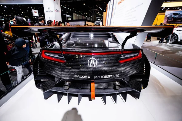 Abd. New York'ta. Manhattan. Haziran 2019: Otomobil show lüks ve egzotik spor arabalar