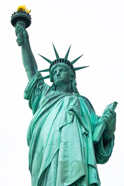 Freiheitsstatue Nationaldenkmal Skulptur Von Fredric Auguste Bartholdi Manhattan New York — Stockfoto