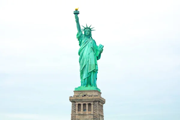 Estátua Monumento Nacional Liberdade Escultura Frdric Auguste Bartholdi Manhattan Nova — Fotografia de Stock