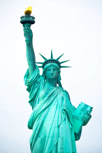 Estatua Libertad Monumento Nacional Escultura Frdric Auguste Bartholdi Manhattan Nueva — Foto de Stock