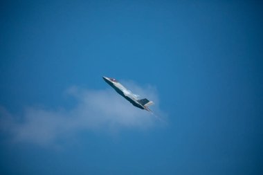 Abd. Florida. Miami Sahili. Mayıs 2019: F-35 Yıldırım Ii. Gösteri Uçuşu.