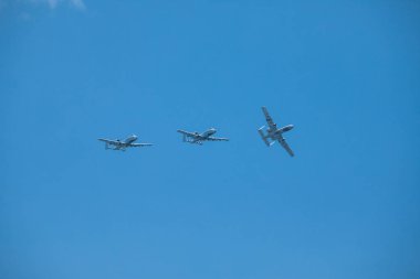 Abd. Florida. Miami Sahili. Mayıs 2019: Usaf A-10 Yıldırım Ii. Gösteri Uçuşu